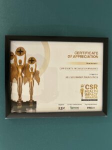 CSR Health Impact Awards Health Impact Awards for Sports Promotion Project for BSV CSR